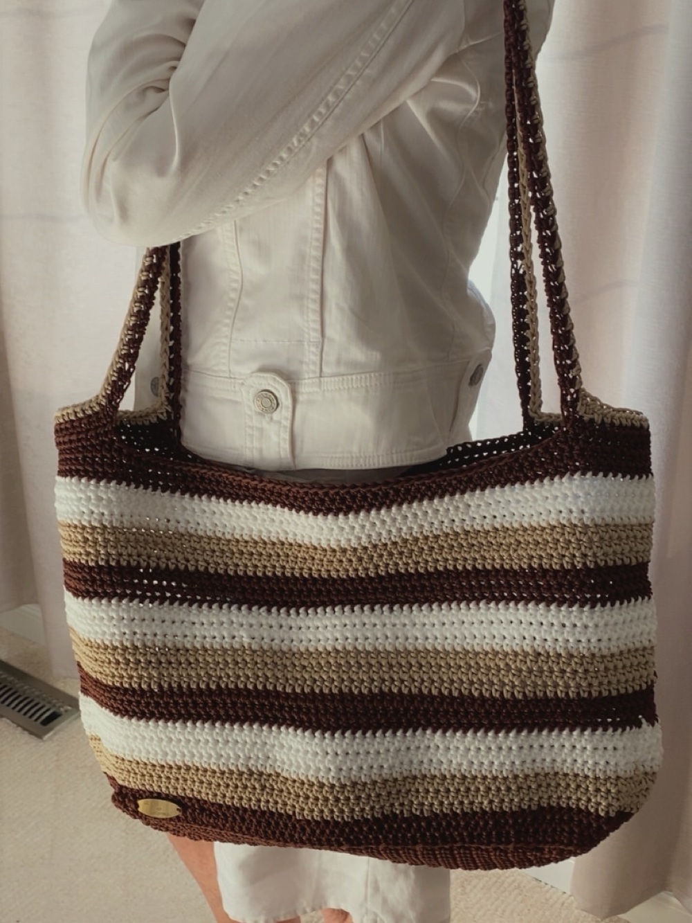 Oversized Handmade Crochet Beach / Market Bags